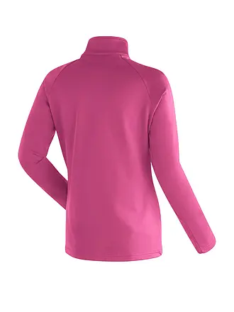 MAIER SPORTS | Camiseta interior con cremallera Eva para mujer | pink